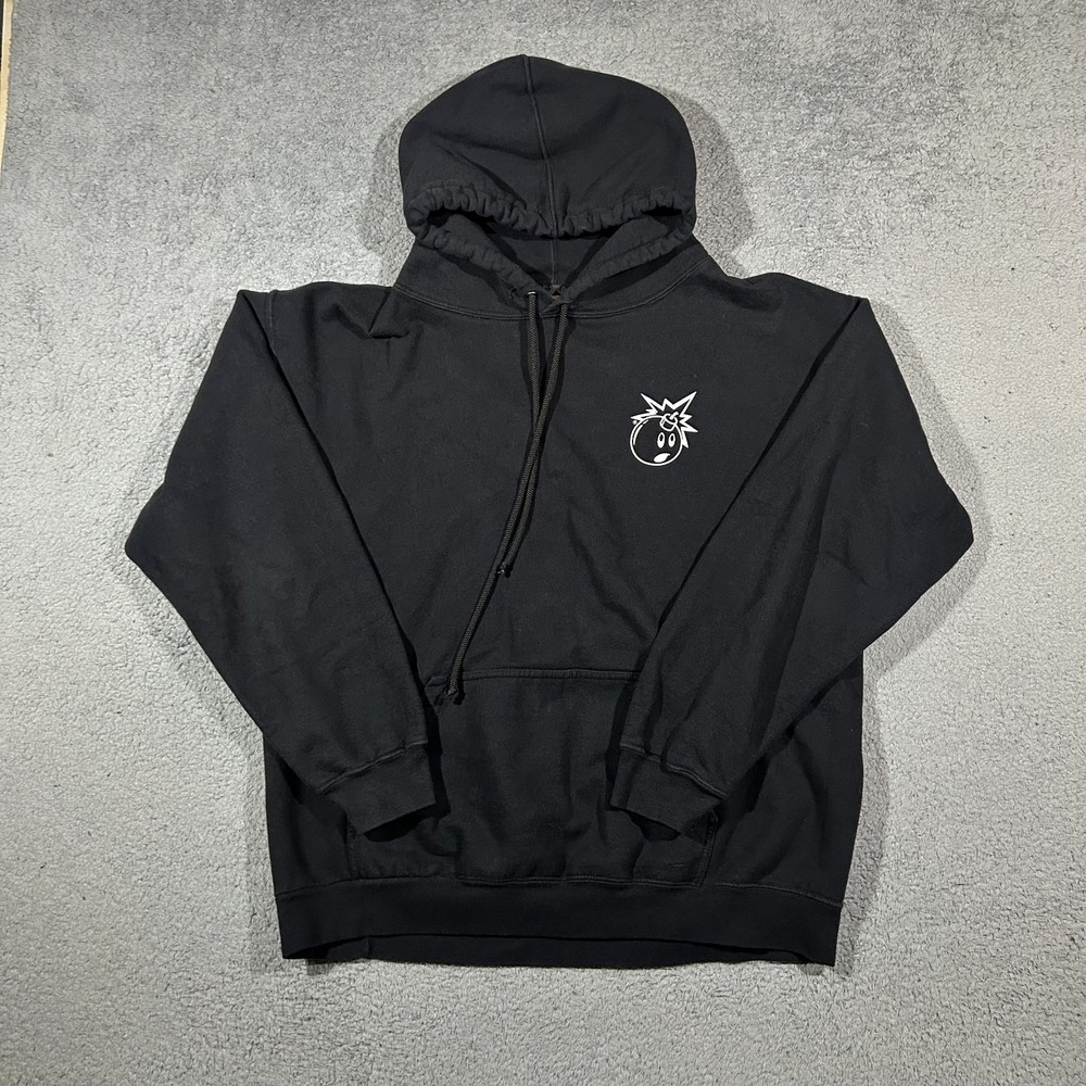 Y2k The Hundreds Adam Bomb Logo Hoodie Mens XL W/Kangaroo Pocket #2979